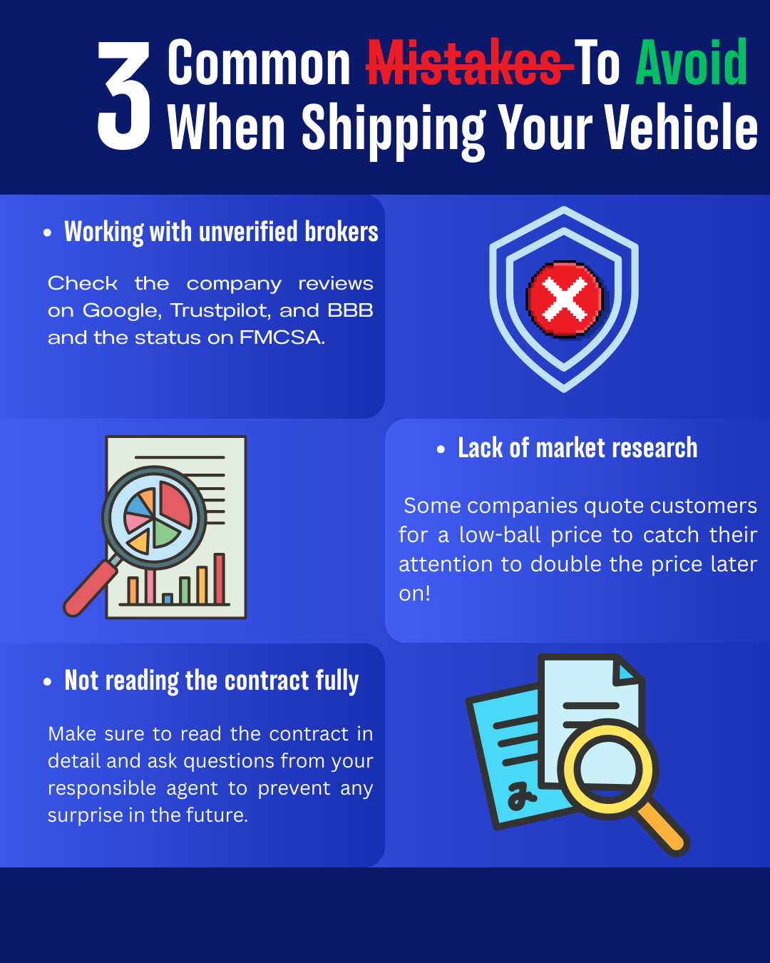 3 Common Mistakes to Avoid When Shipping Your Vehicle